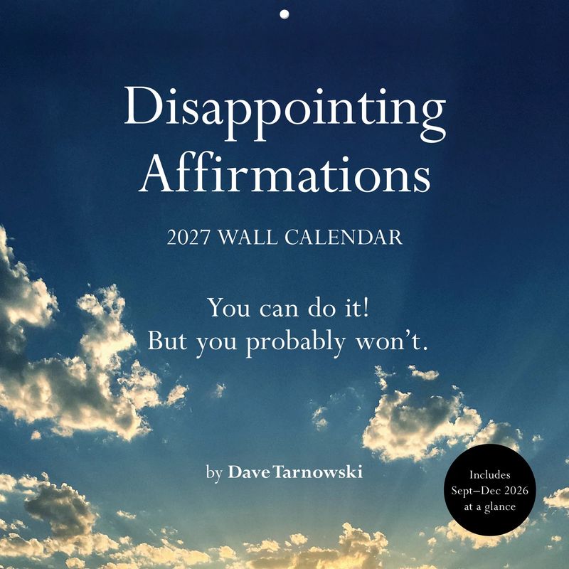 2027 Disappointing Affirmations Wall Calendar