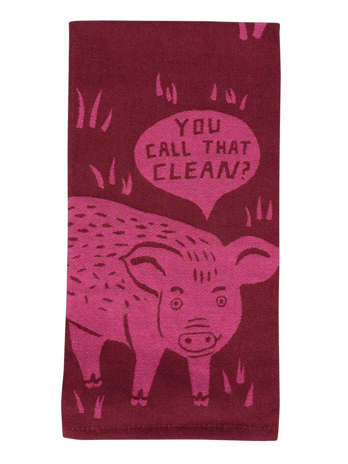 Dishtowel Woven You Call That Clean?