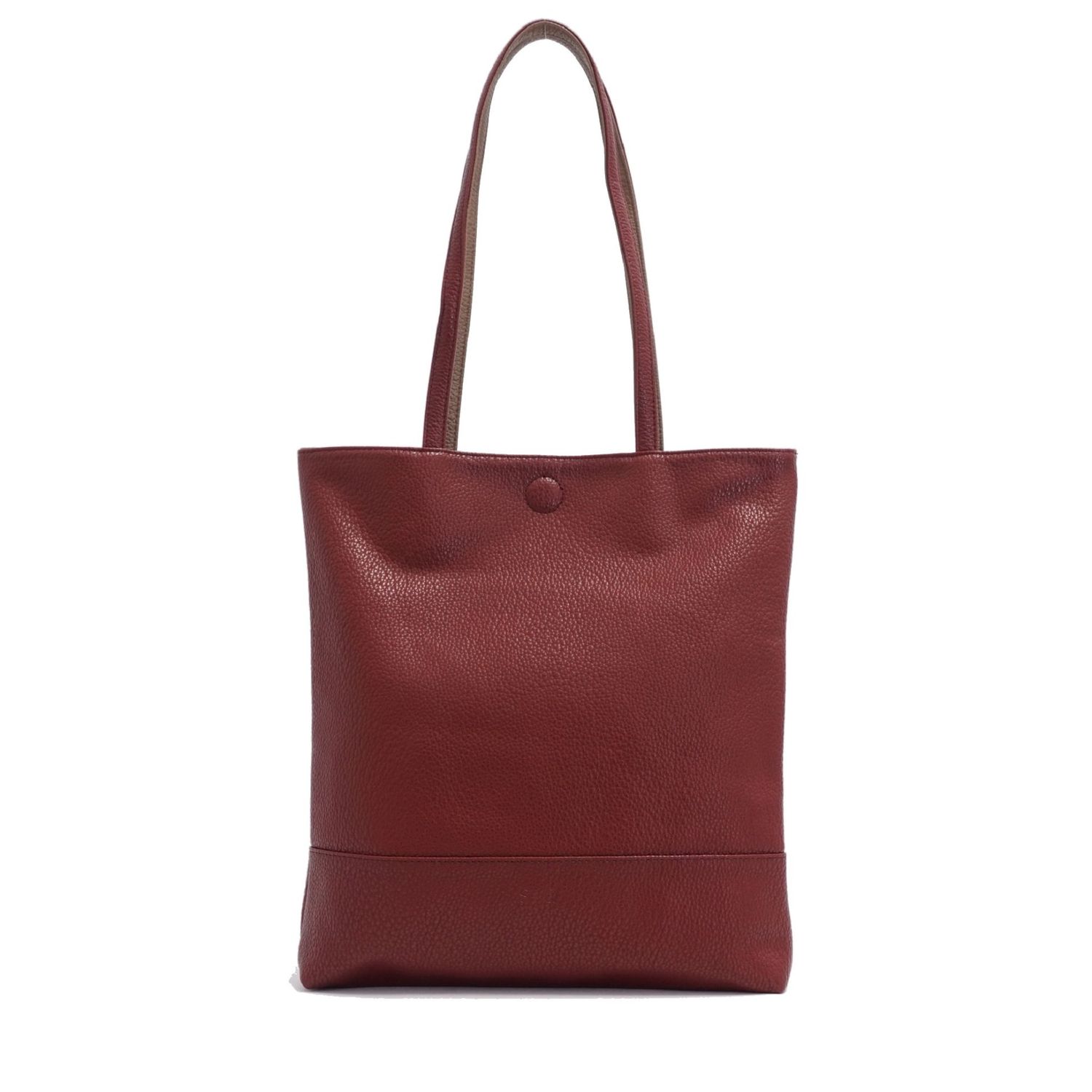 Amia 2-in-1 Reversible Tote Maroon/Fossil