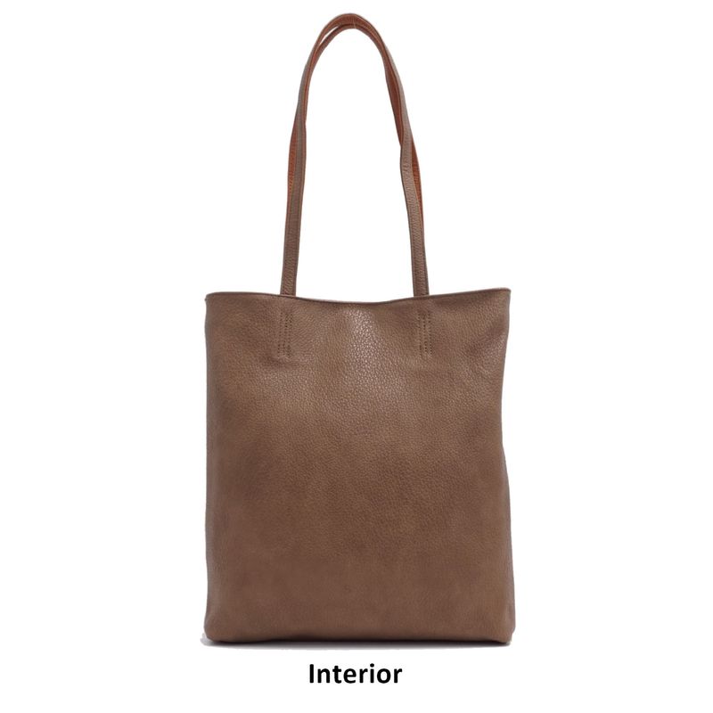 Amia 2-in-1 Reversible Tote Bitter Chocolate/Fossil