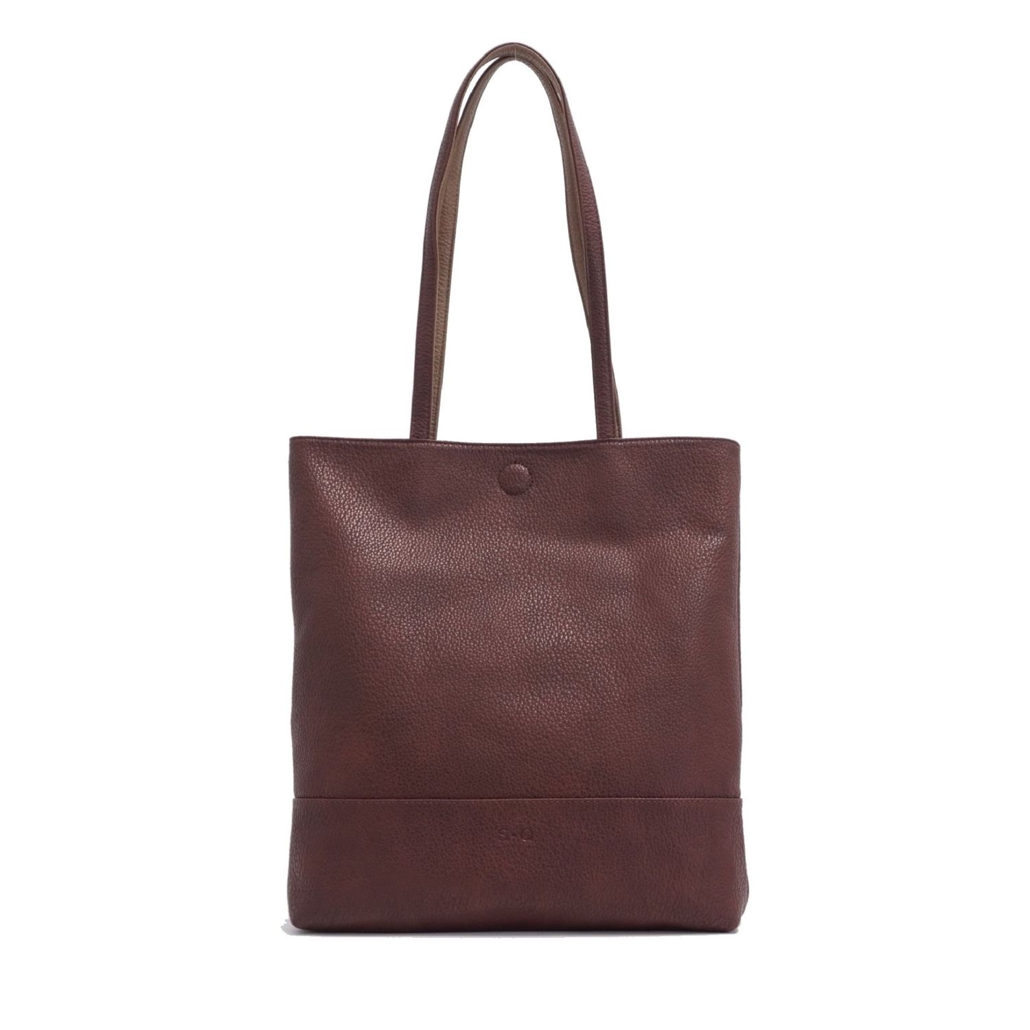Amia 2-in-1 Reversible Tote Bitter Chocolate/Fossil