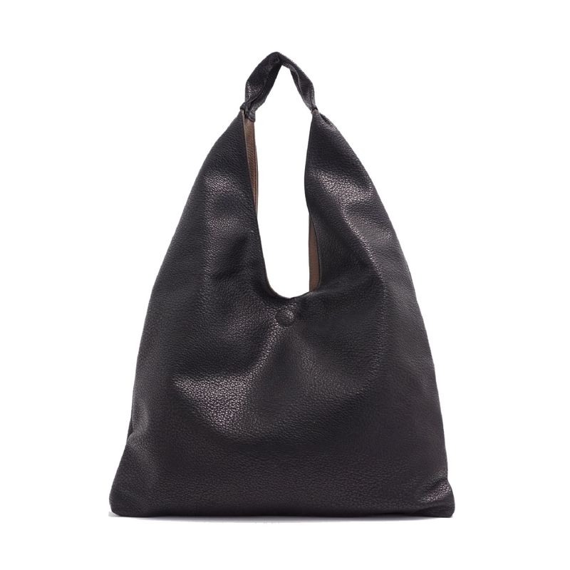 Cecilia 2-in-1 Reversible Hobo Bag Black/Fossil
