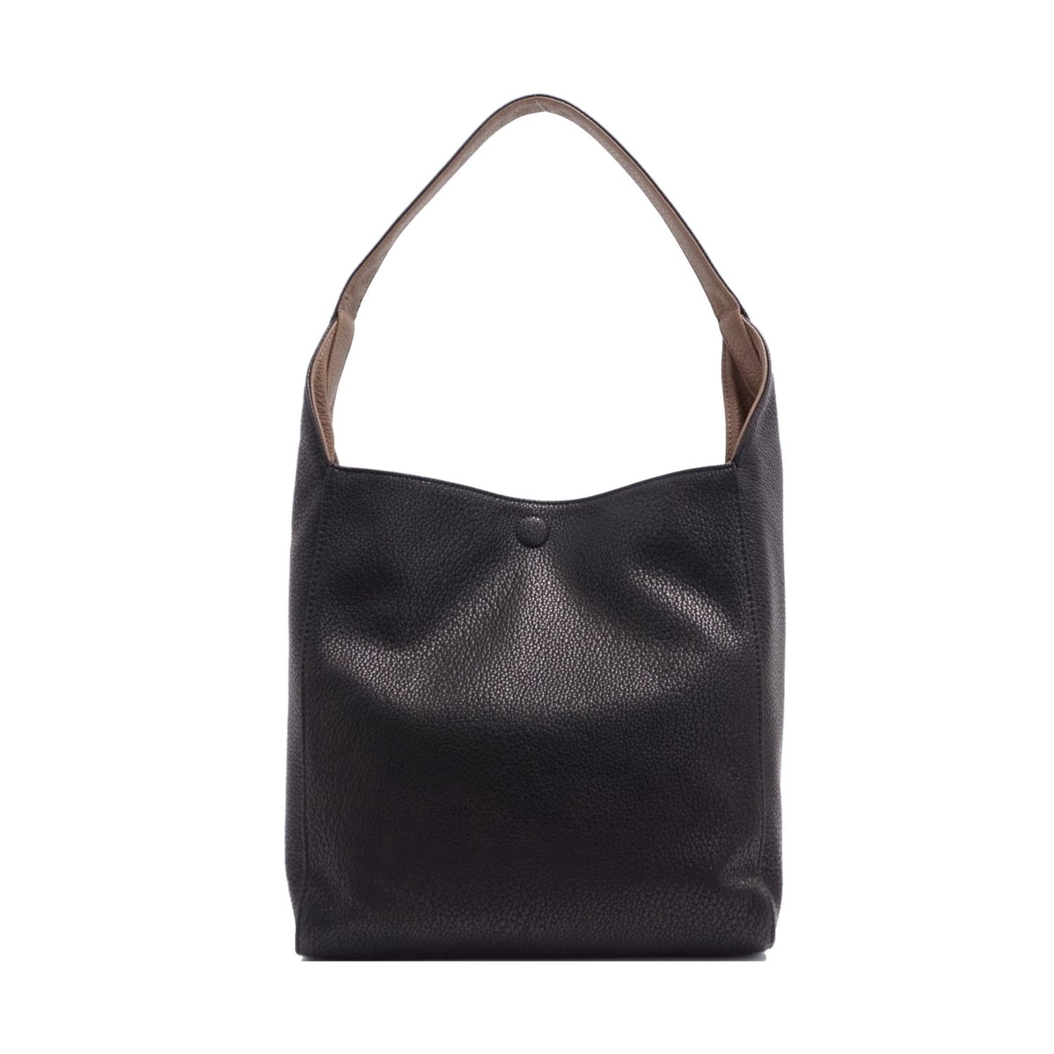 Kendra 2-in-1 Reversible Hobo Bag Black/Fossil