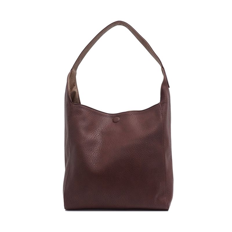 Kendra 2-in-1 Reversible Hobo Bag Bitter Chocolate/Fossil