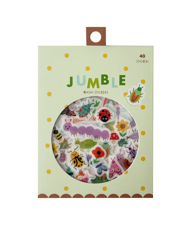 Bugs Jumble Washi Stickers