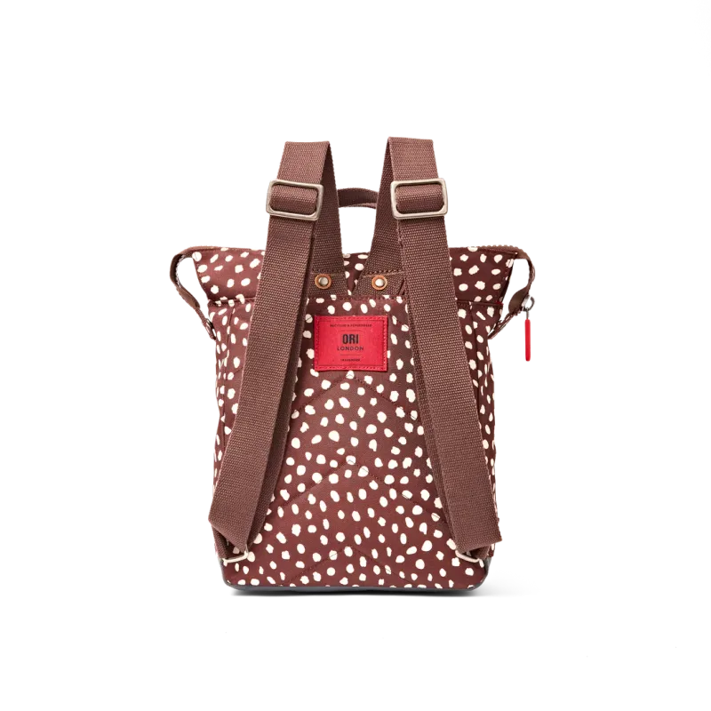 Bantry Small Backpack in Brown Dot