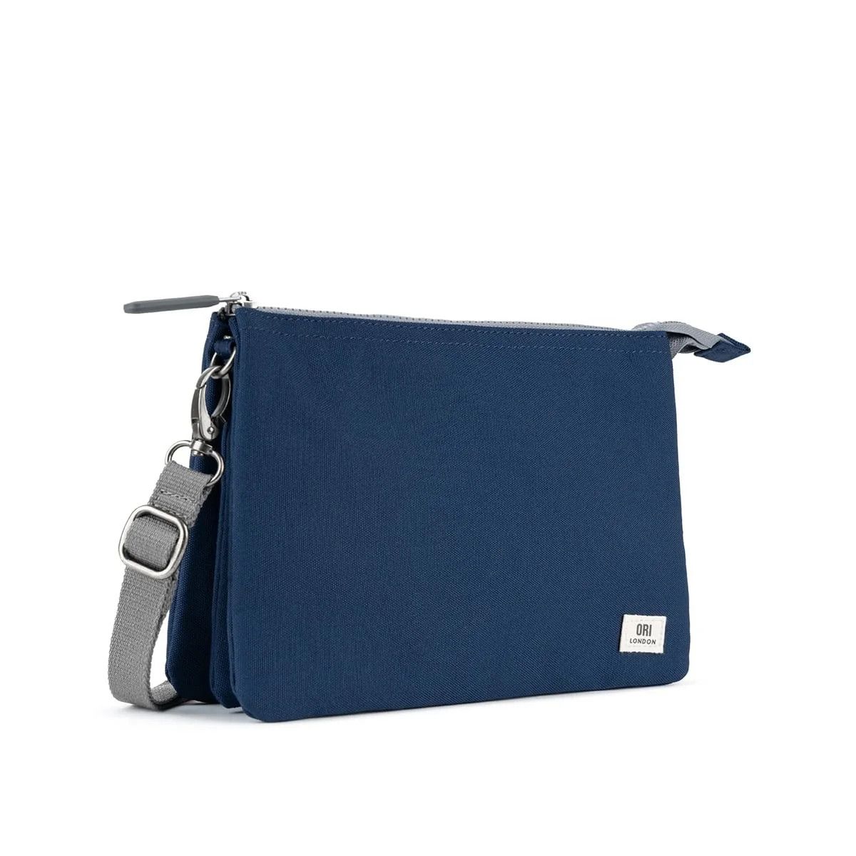 Carnaby XL Crisp Blue Recycled Canvas Crossbody Bag