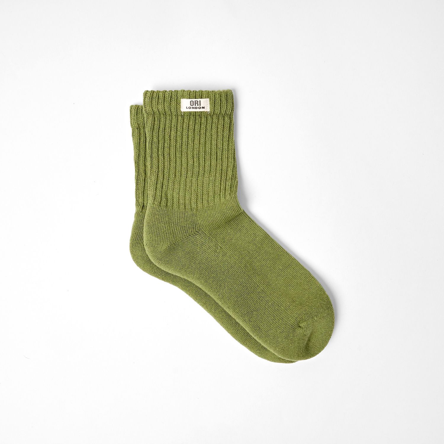 Windsor Crew Socks for Women in Avocado