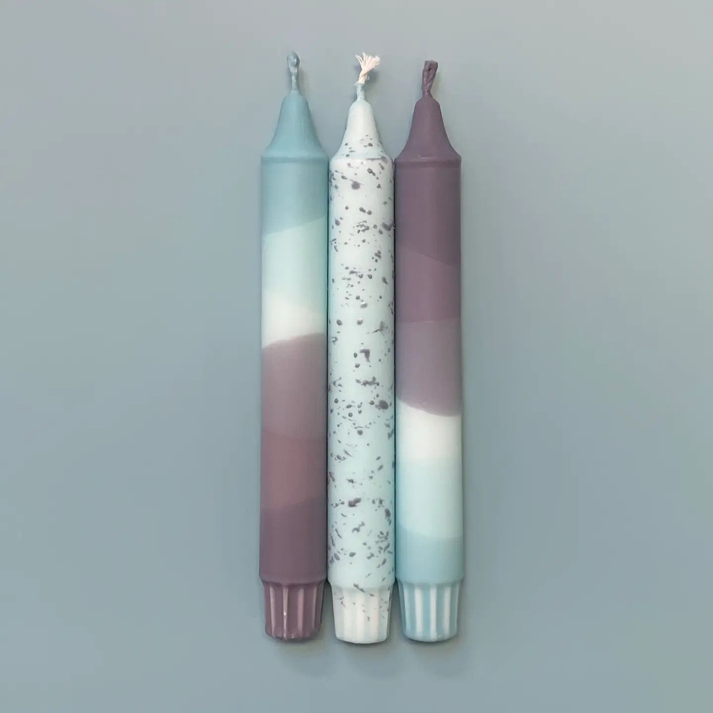 Trio Candles Periwinkle Dreams