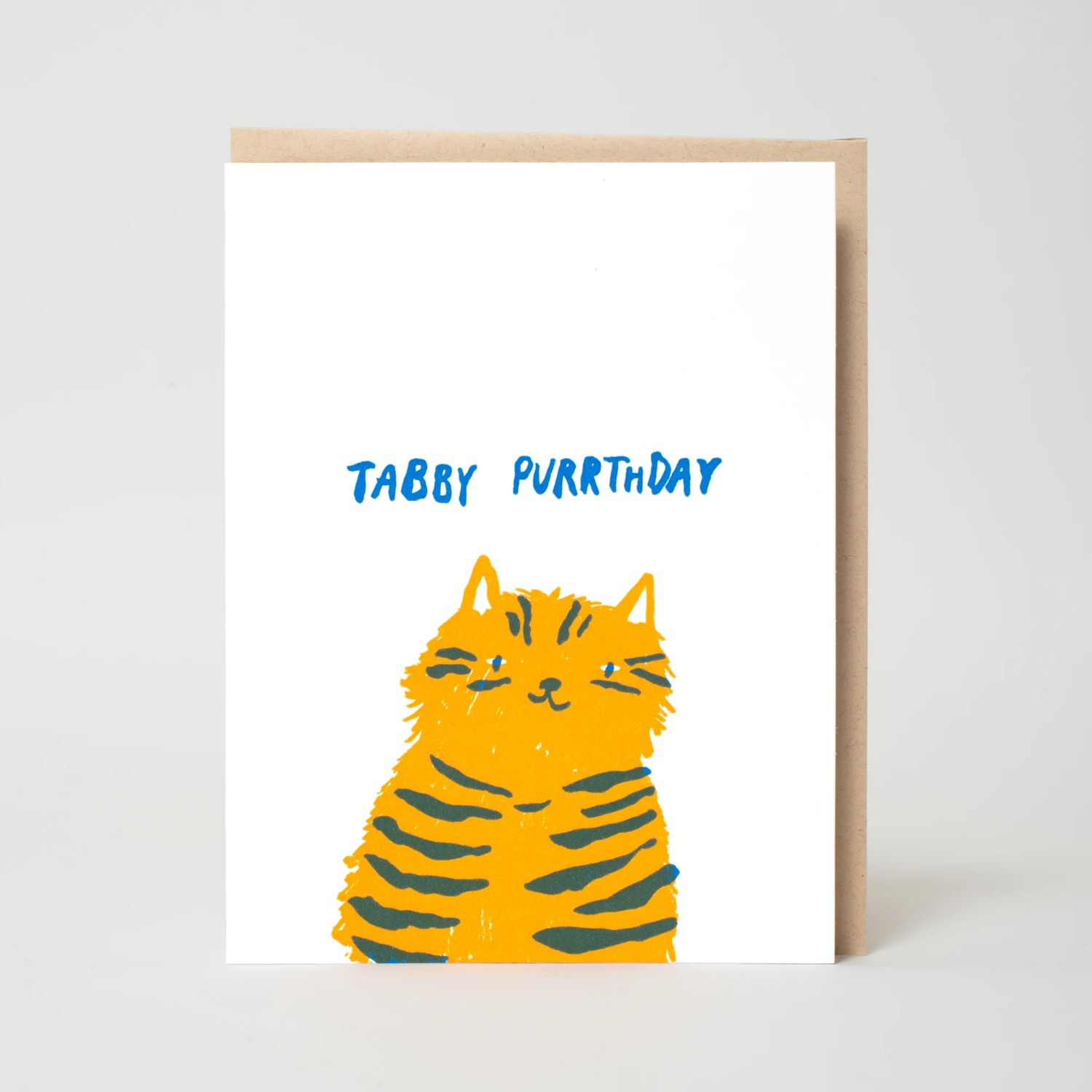 Tabby Purrthday Birthday Punny