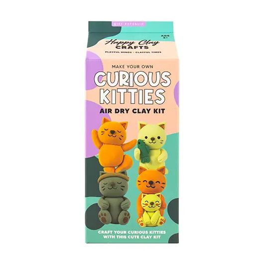 Curious Kitties Air Dry Clay Kit