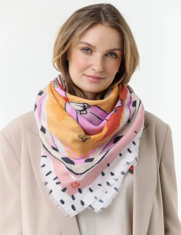 XL Scarf Playing Card Design