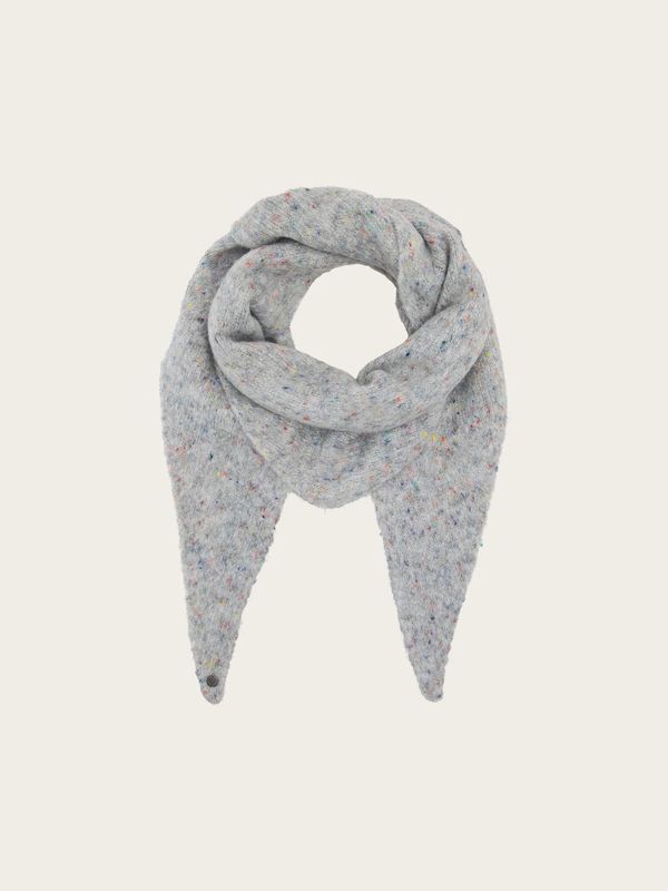 Colourful Mottled Triangular Scarf