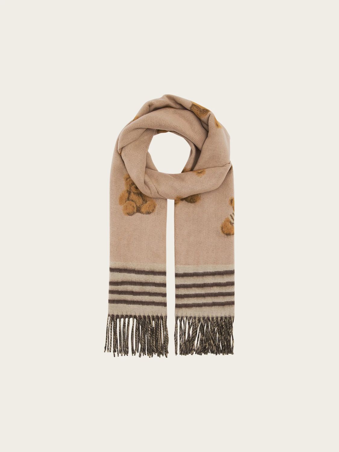 Cashmink-Scarf Cute Teddy Bear Design