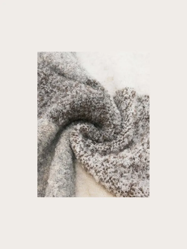 Checked Scarf XL Fringes