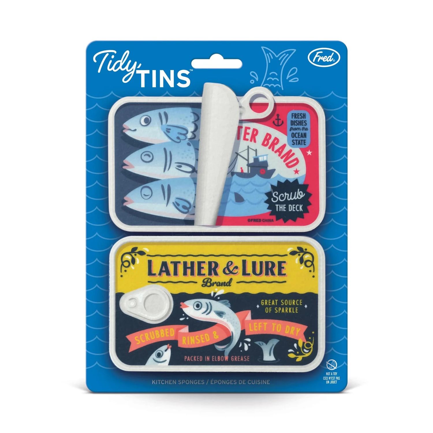 Sponge Set Tidy Tins Sardines