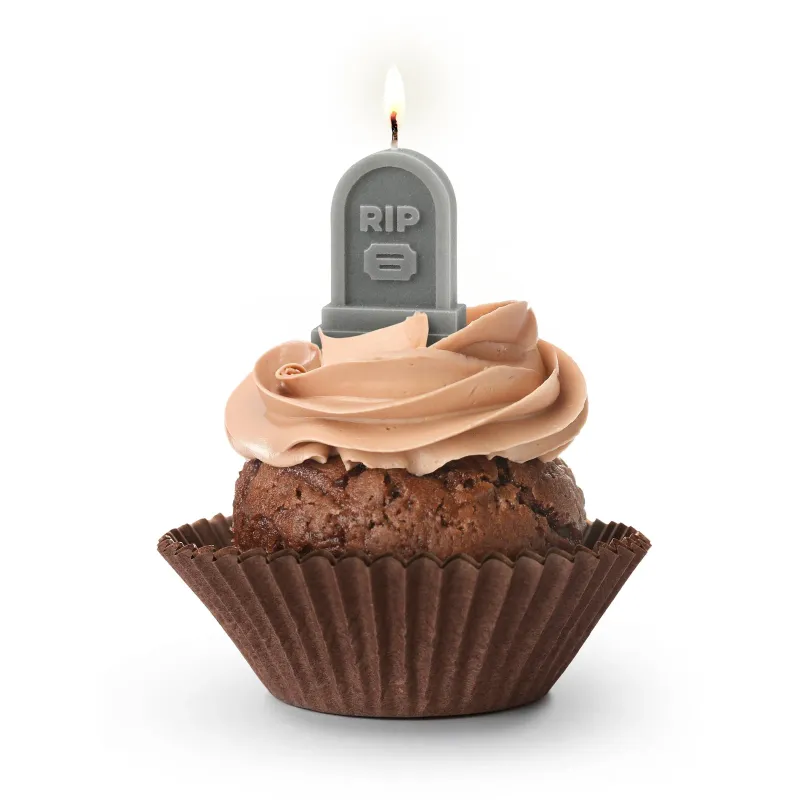 Farewell Party Gravestone Birthday Candles