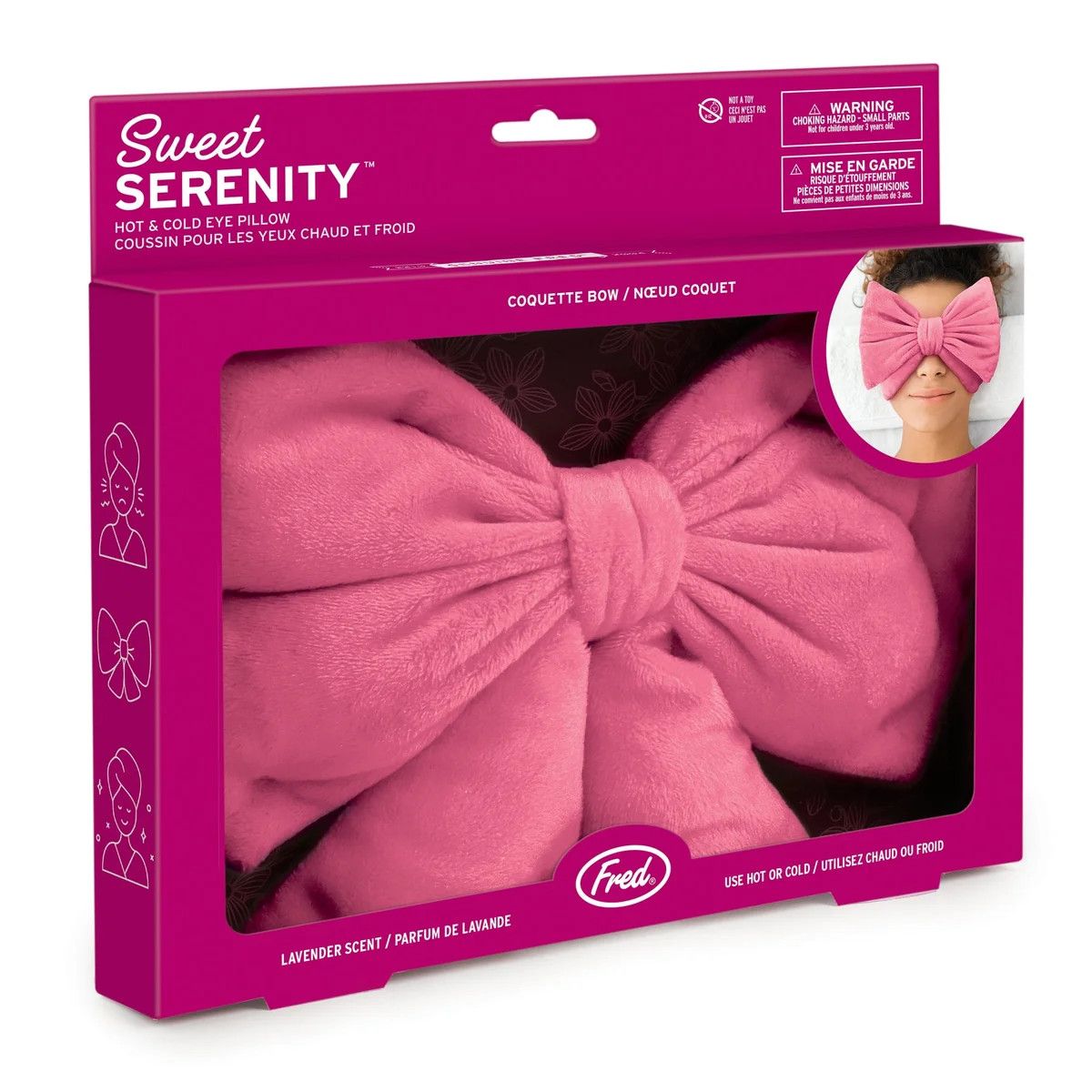 Hot and Cold Eye Pillow Sweet Serenity Bow