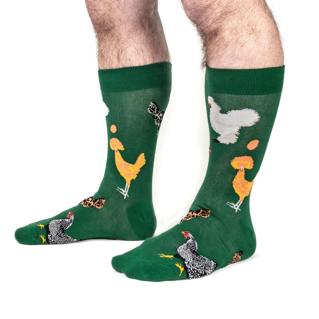 Men's Crew Socks Are You Chicken Me Out?
