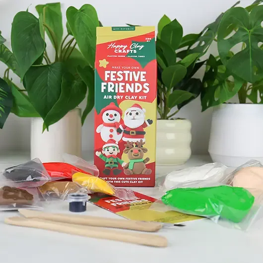 Festive Friends Air Dry Clay Kit