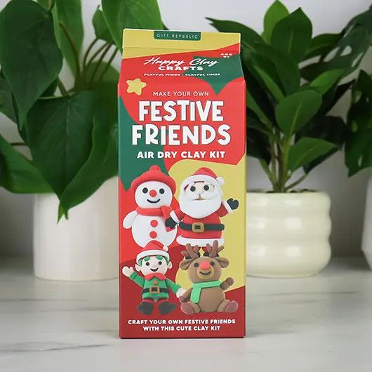 Festive Friends Air Dry Clay Kit