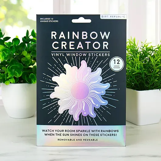 Rainbow Creator Vinyl Window Stickers