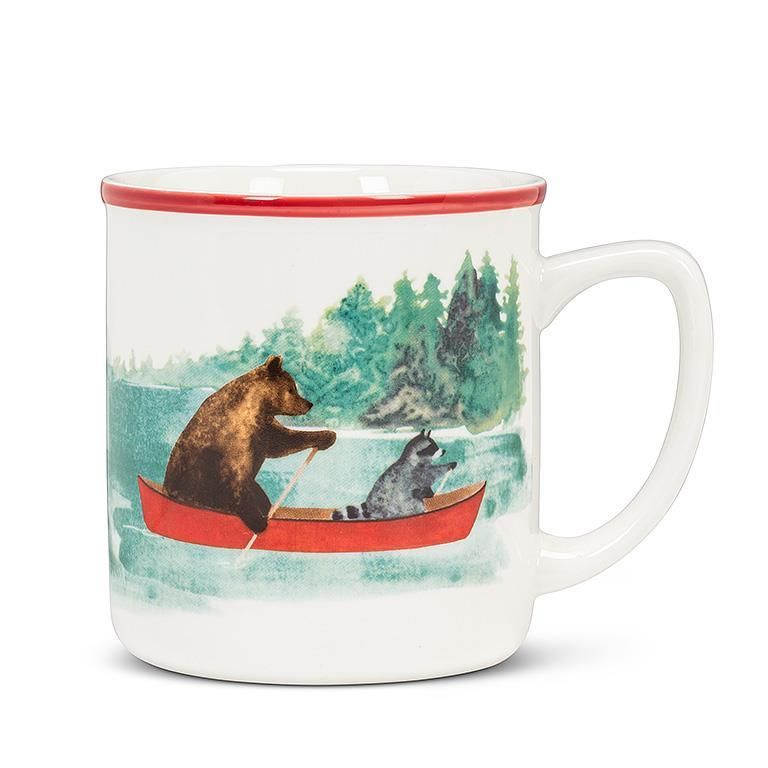 Mug Animals in Canoe