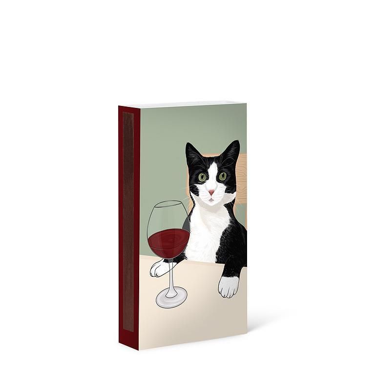 Matches Set of 45 Sticks Cat and Wine