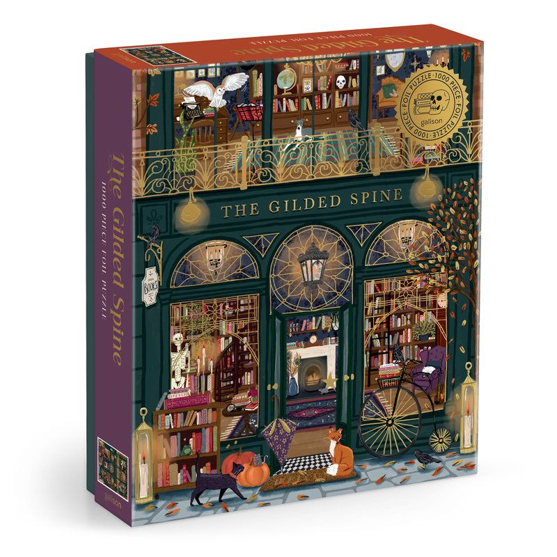 1000 Piece Foil PuzzleThe Gilded Spine