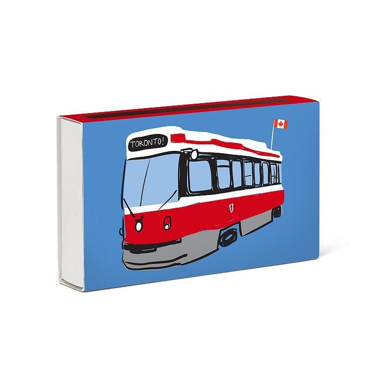 Matches Set of 45 Sticks Toronto Streetcar