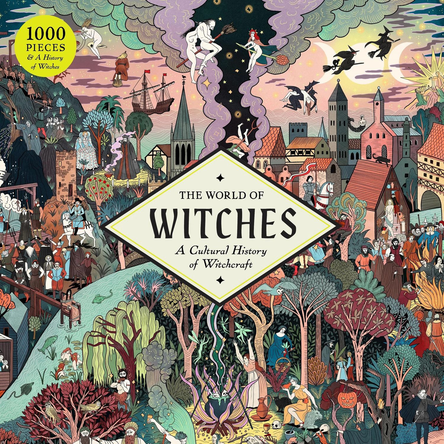 1000 Piece Puzzle The World of Witches