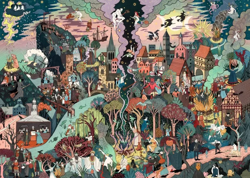 1000 Piece Puzzle The World of Witches