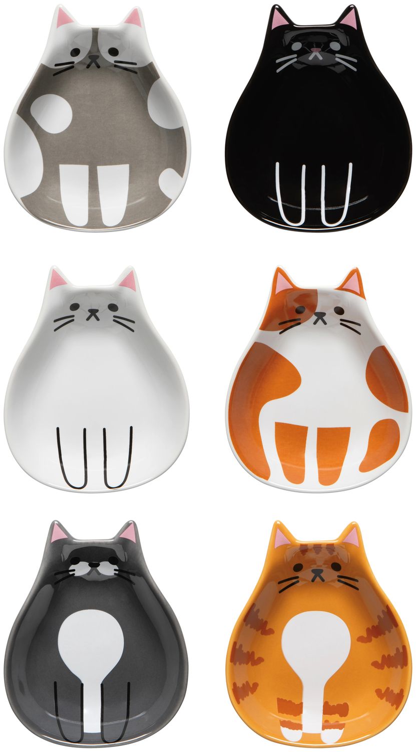 Pinch Bowl Set of 6 Cat Club