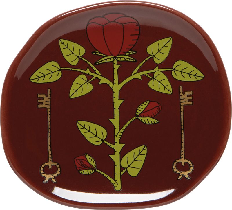 Ceramic Trinket Tray Rose Briar
