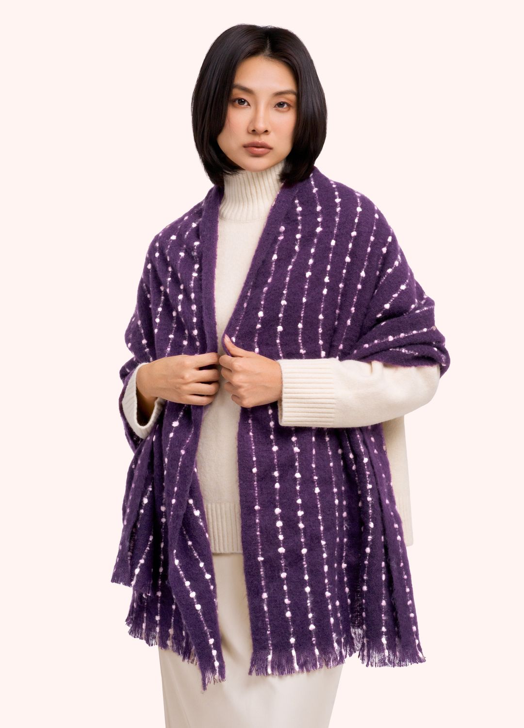 Dakota Cozy Scarf Damson