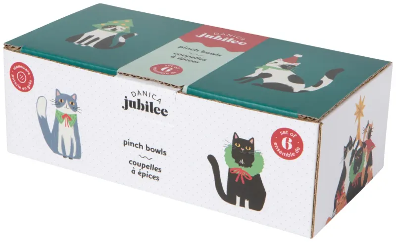 Pinch Bowl Set of 6 Kitty Carol