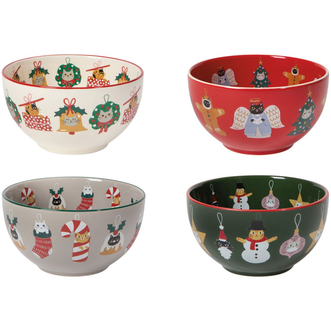 Single Everyday Bowl Bauble Cats Assorted