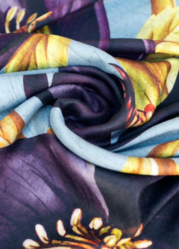 Lux Print Scarf Hellebore