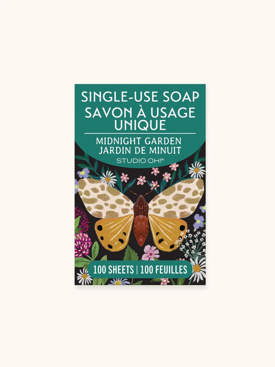 Single Use Soap Sheets Midnight Garden