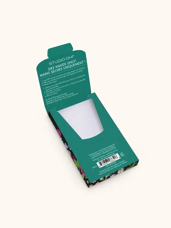 Single Use Soap Sheets Midnight Garden