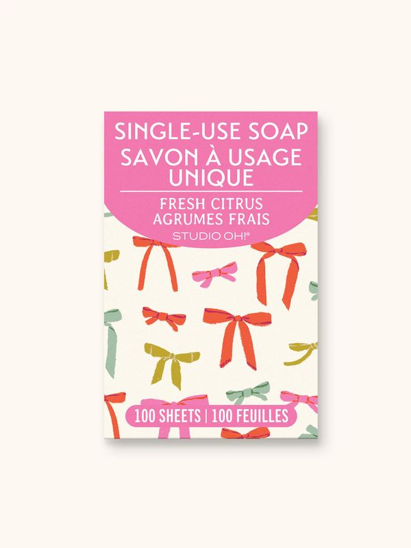 Single Use Soap Sheets Put a Bow on it