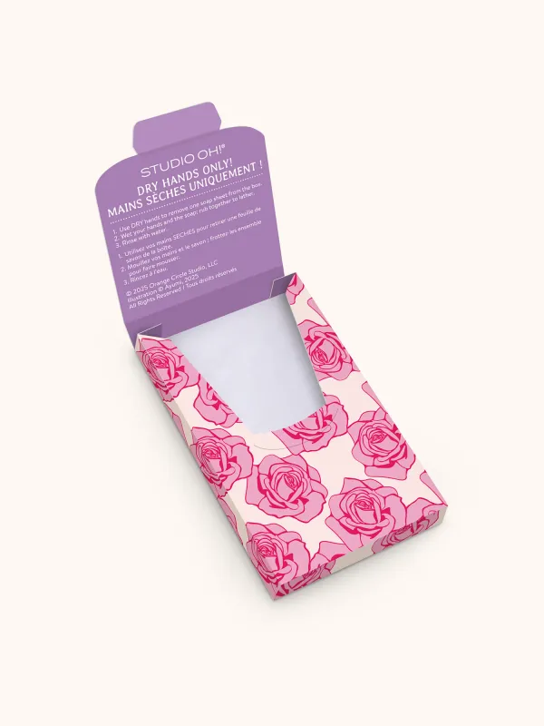 Single Use Soap Sheets Petite Rose