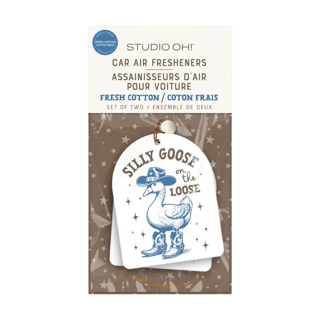 Car Air Freshener Pack of 2 Silly Goose
