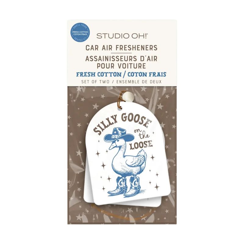 Car Air Freshener Pack of 2 Silly Goose