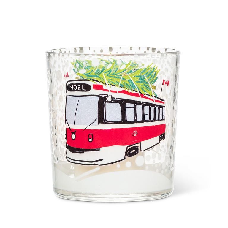 Noel Streetcar Votive