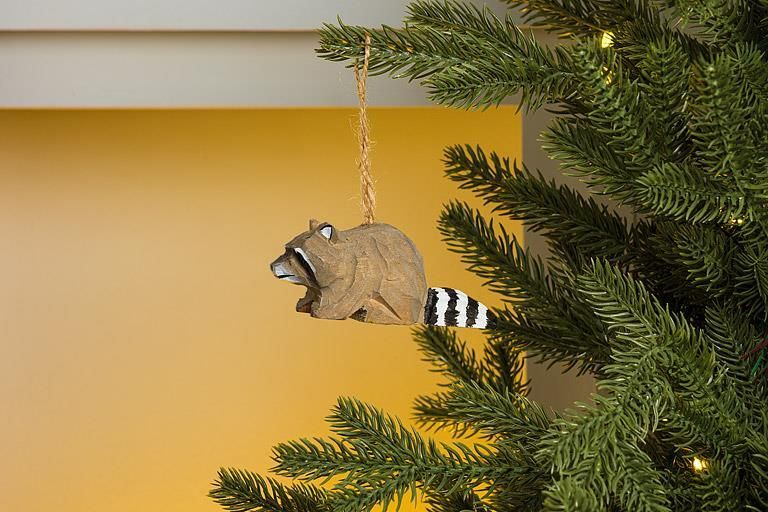 Carved Ornament Raccoon