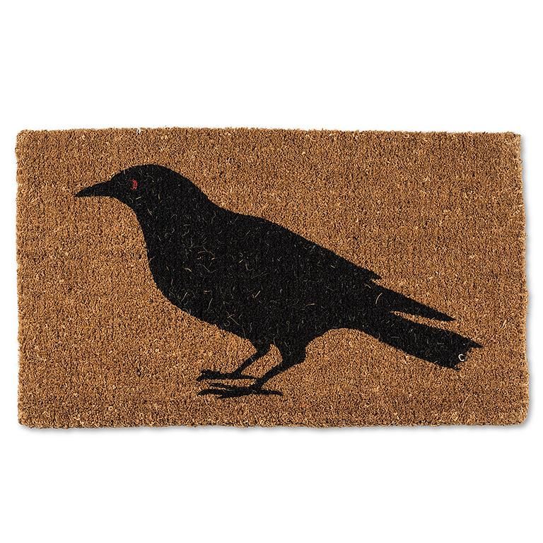 Doormat Colourful Standing Crow 18" x 30"
