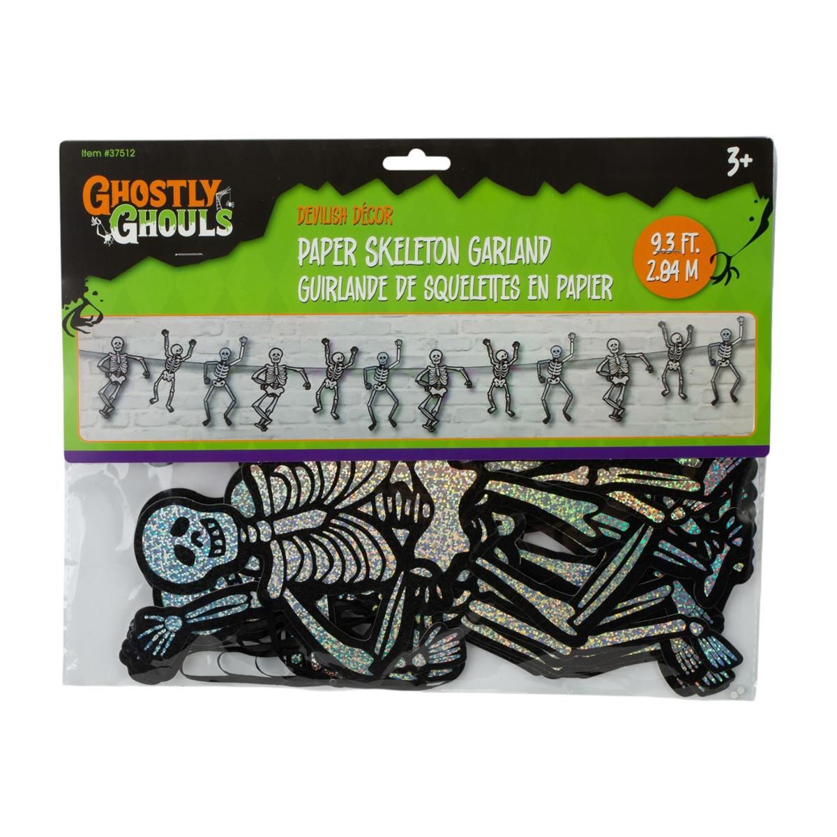 Metallic Skeleton Garland