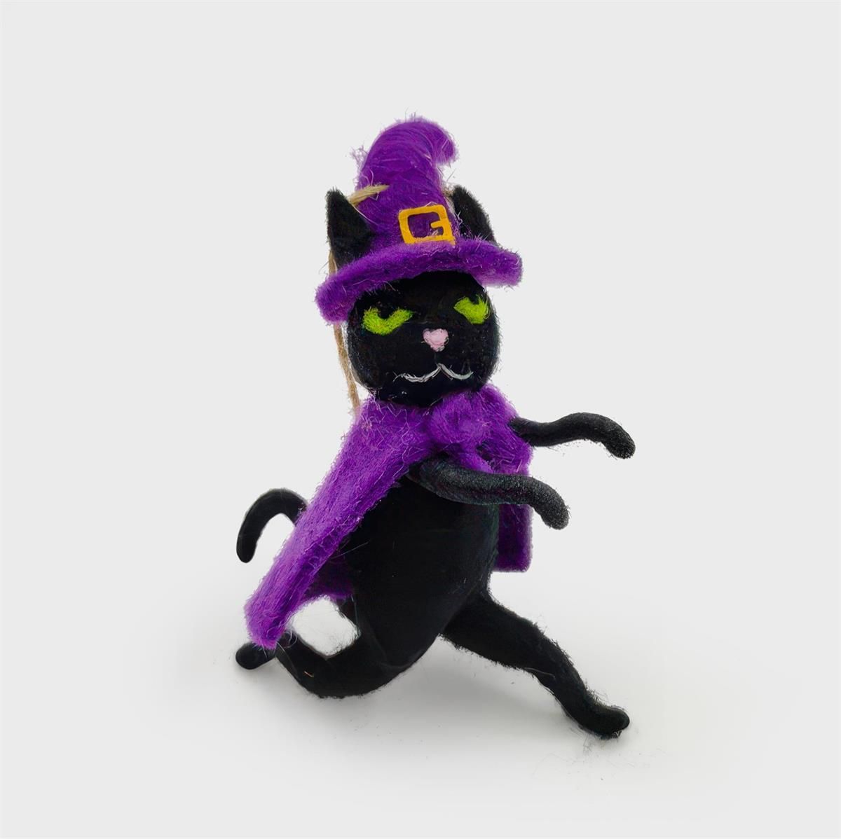 Spooky Felt Witch Cat