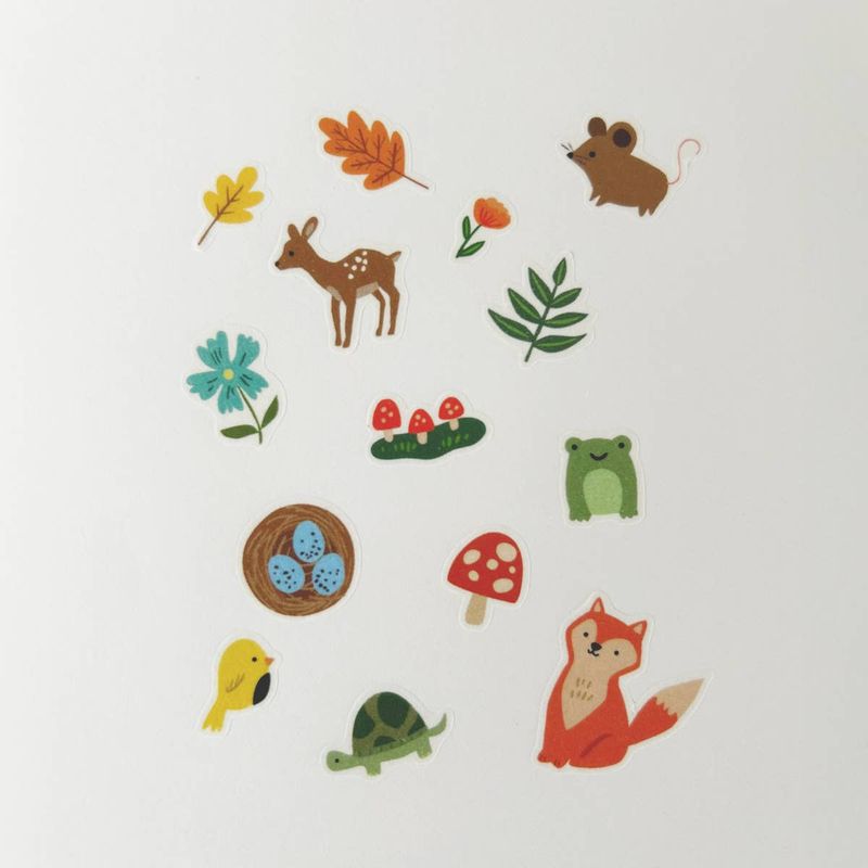 Woodland Friends Jumble Washi Stickers
